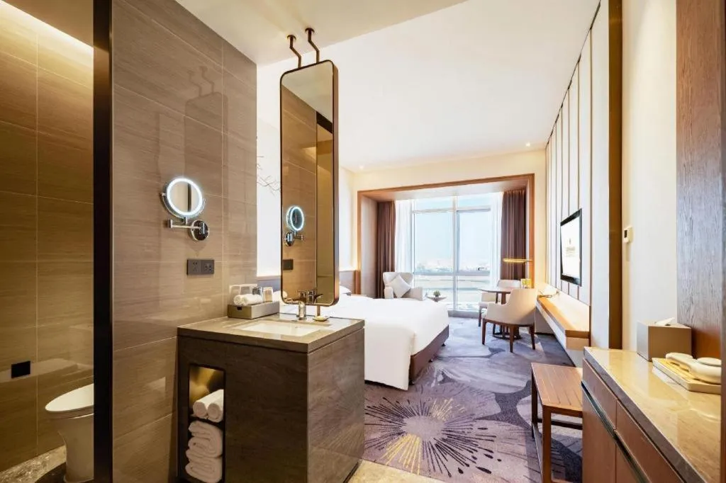 Bed in Fliport Garden Hotel Xiamen Airport