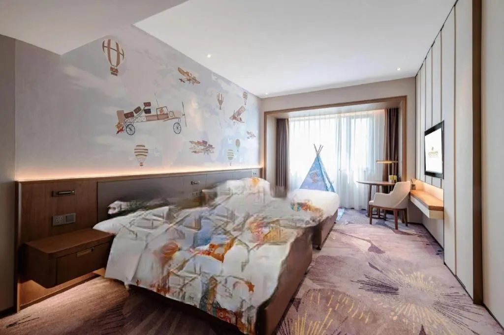 Bed in Fliport Garden Hotel Xiamen Airport