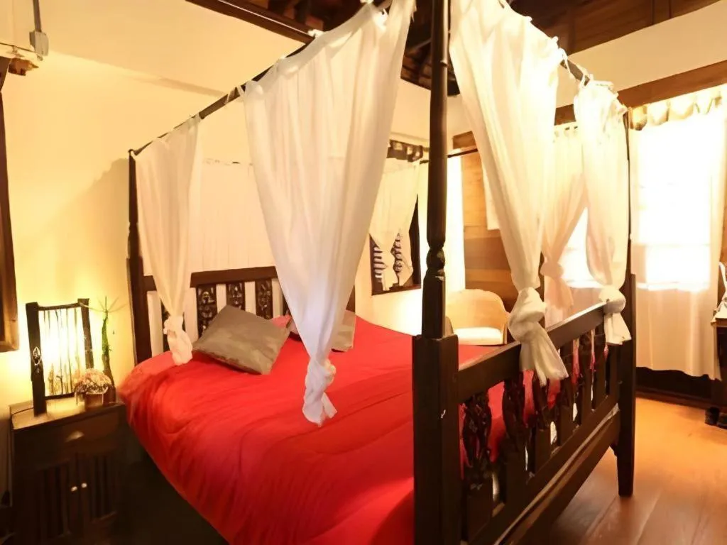 Bed in Baan Gong Kham Hotel