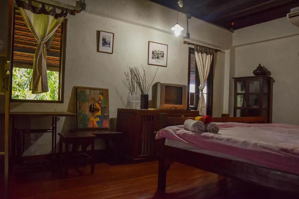 Bed in Baan Gong Kham Hotel