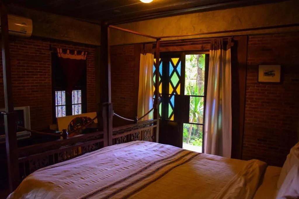 Bed in Baan Gong Kham Hotel