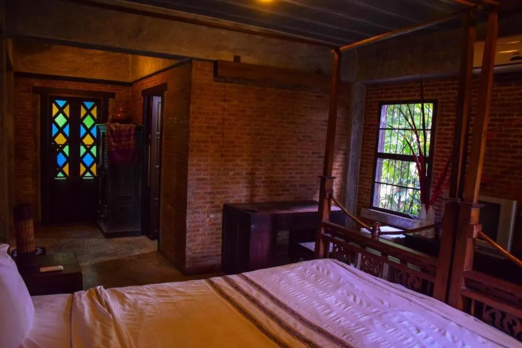 Bed in Baan Gong Kham Hotel