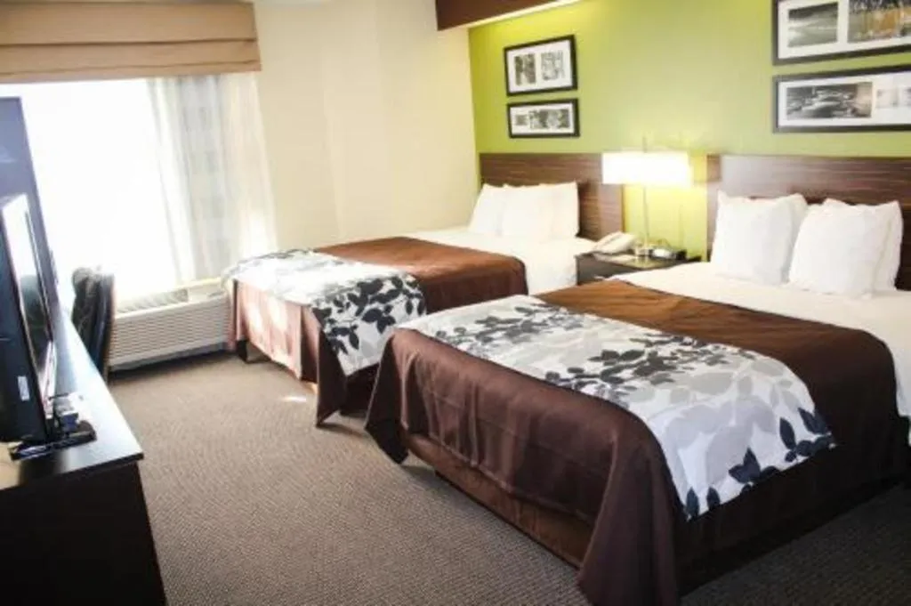 Bed in Sleep Inn Airport - Billy Graham Parkway