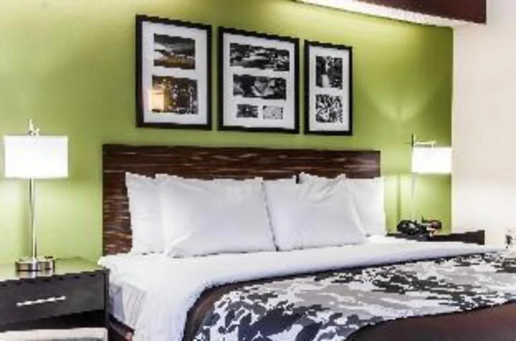 Bed in Sleep Inn Airport - Billy Graham Parkway