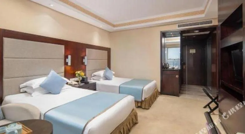 Bed in Yiwu Yimei Plaza Hotel