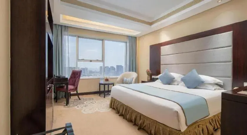 Bed in Yiwu Yimei Plaza Hotel Bed in Yiwu Yimei Plaza Hotel