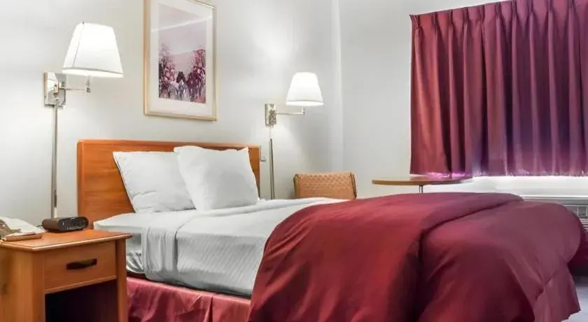 Bed in Econo Lodge Ithaca Airport Bed in Econo Lodge Ithaca Airport