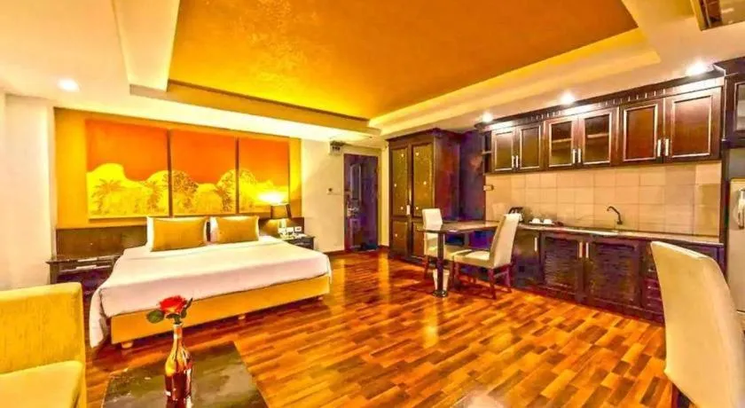 Bed in The Heritage Sathorn Suite Hotel