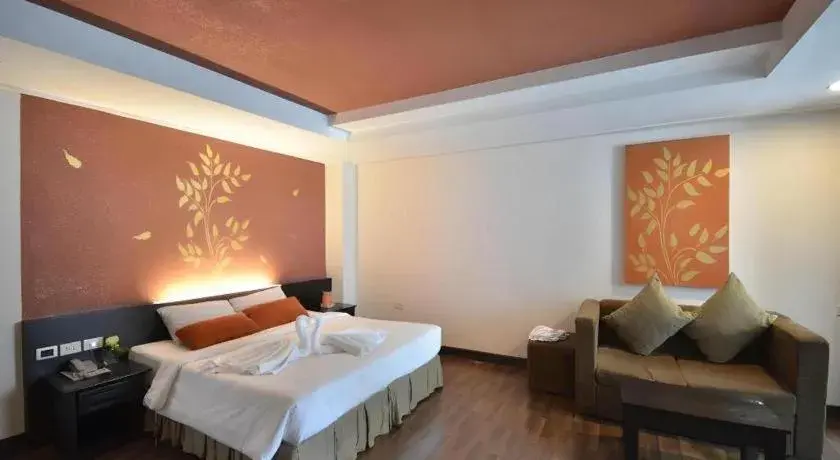 Bed in The Heritage Sathorn Suite Hotel Bed in The Heritage Sathorn Suite Hotel