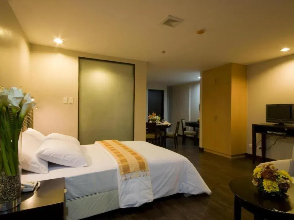 Bed in Baguio Burnham Suites Hotel Bed in Baguio Burnham Suites Hotel