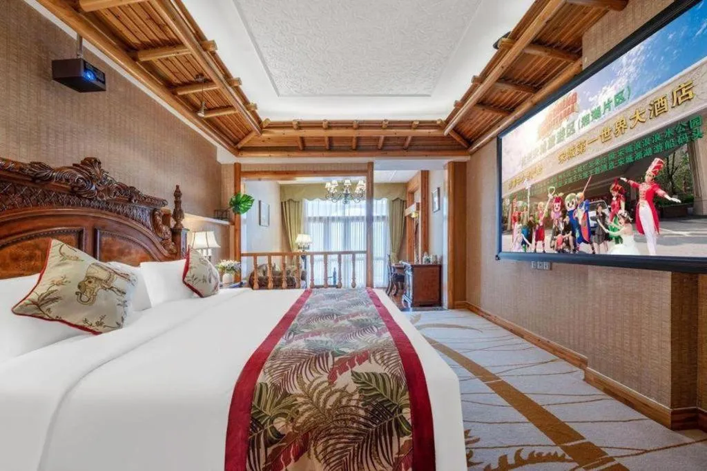 Bed in Hangzhou The First World Hotel