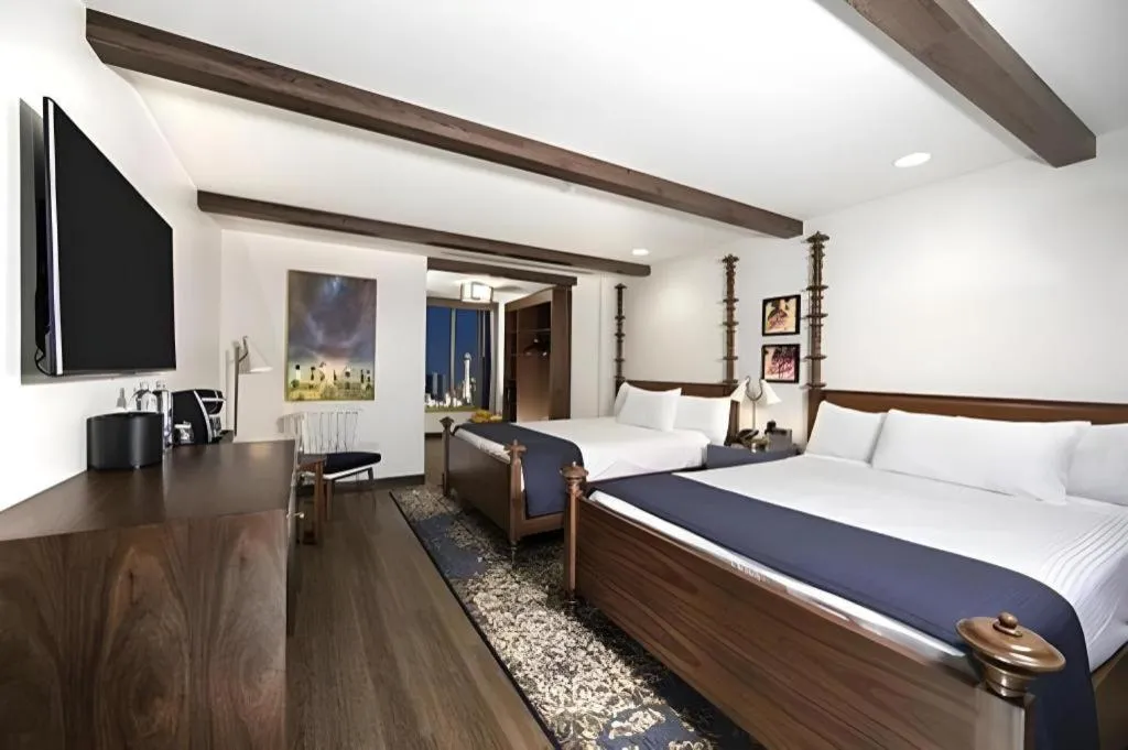 Bed in El Cortez Hotel & Casino - 21 and over only