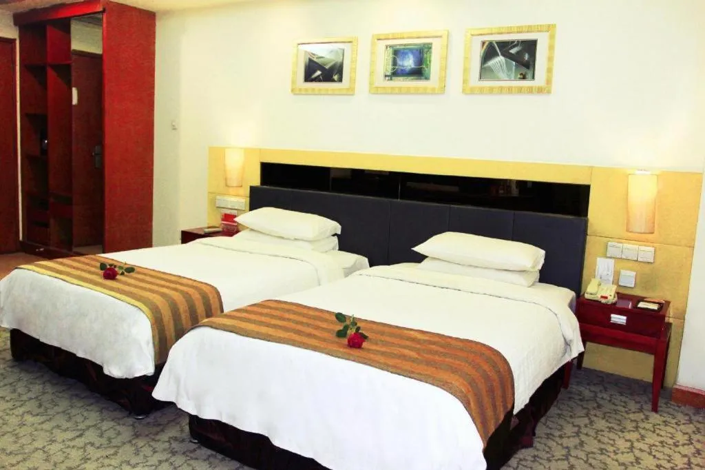 Bed in Xian Union Alliance Atravis Executive Hotel