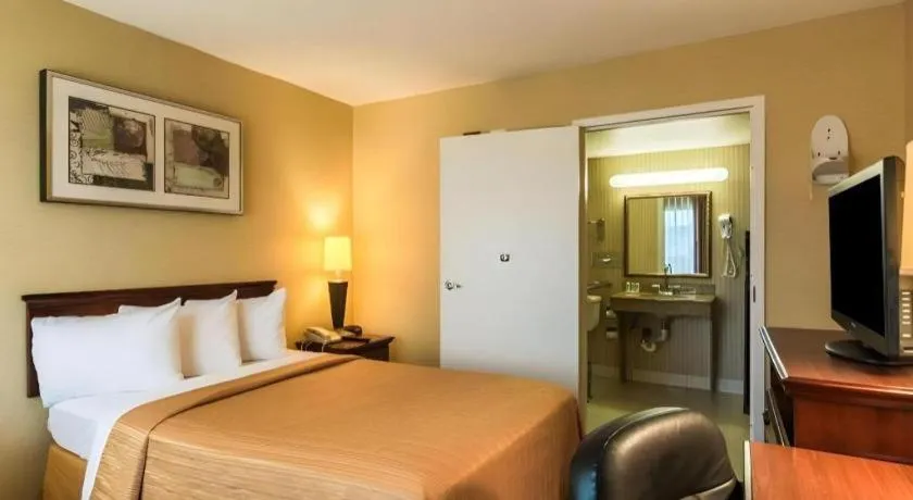 Bed in Quality Inn Manassas