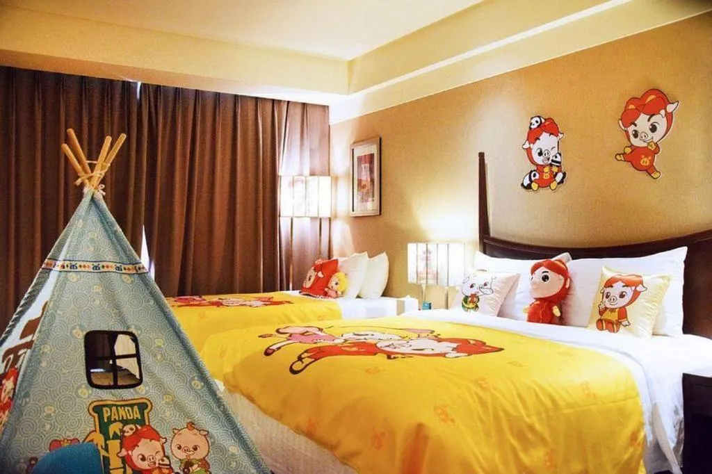 Bed in Grand New Century Hotel Binhai Tianjin