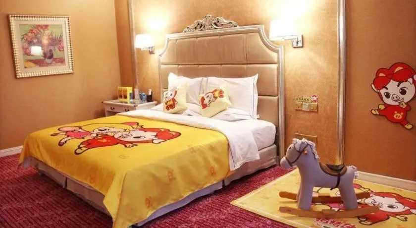 Bed in Country Garden Phoenix Hotel Changsha