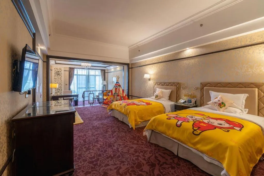 Bed in Country Garden Phoenix Hotel Changsha