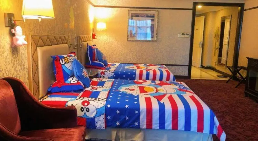 Bed in Country Garden Phoenix Hotel Changsha