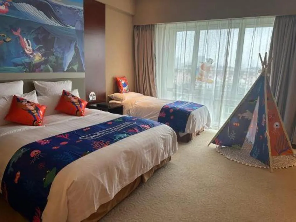 Bed in The Qube Shanghai Nanqiao