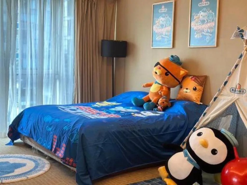 Bed in The Qube Shanghai Nanqiao