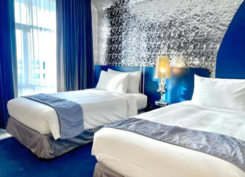 Bed in Glacier Hotel Khon Kaen