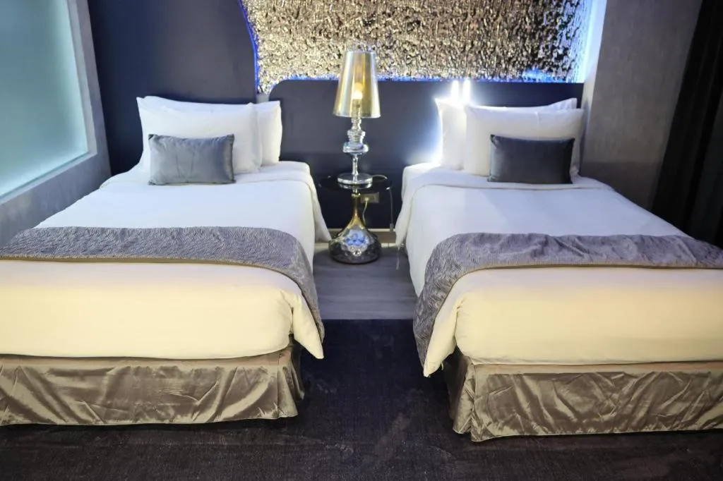 Bed in Glacier Hotel Khon Kaen