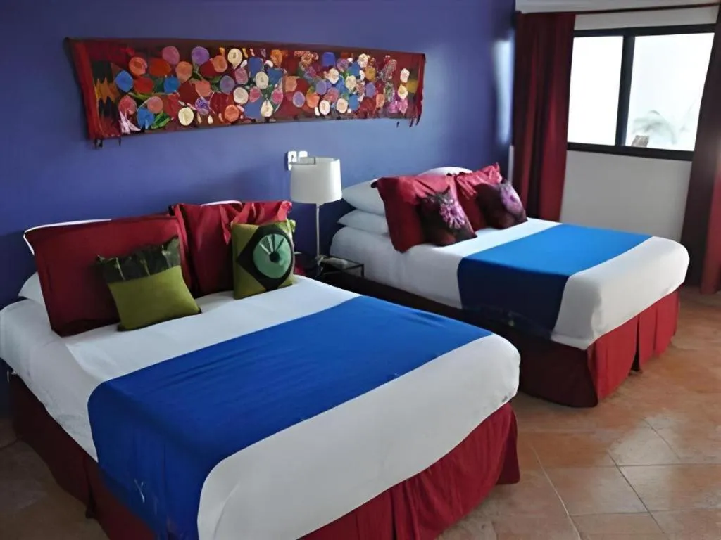 Bed in Flamingo Hotel