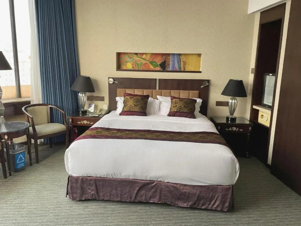 Bed in Wuhan Asia Hotel