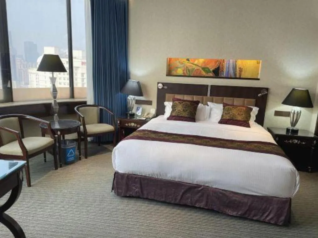 Bed in Wuhan Asia Hotel
