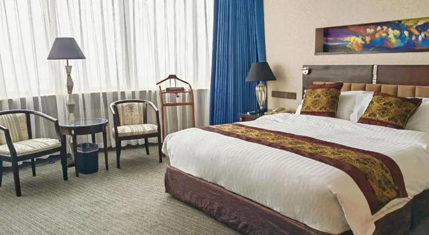 Bed in Wuhan Asia Hotel