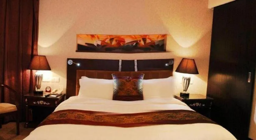 Bed in Wuhan Asia Hotel