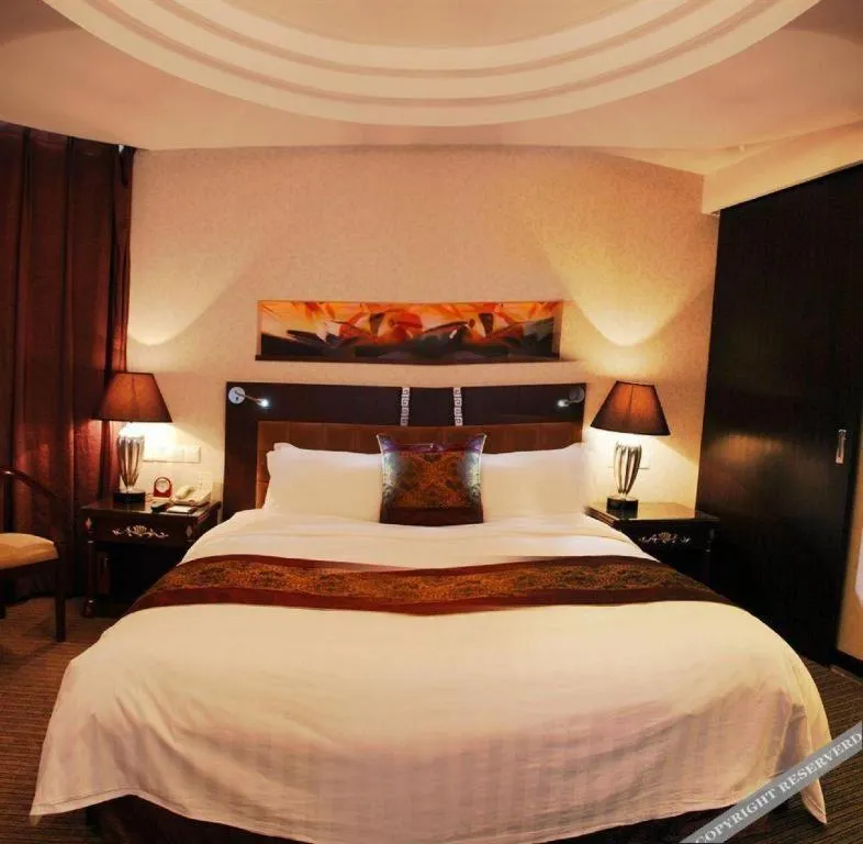 Bed in Wuhan Asia Hotel