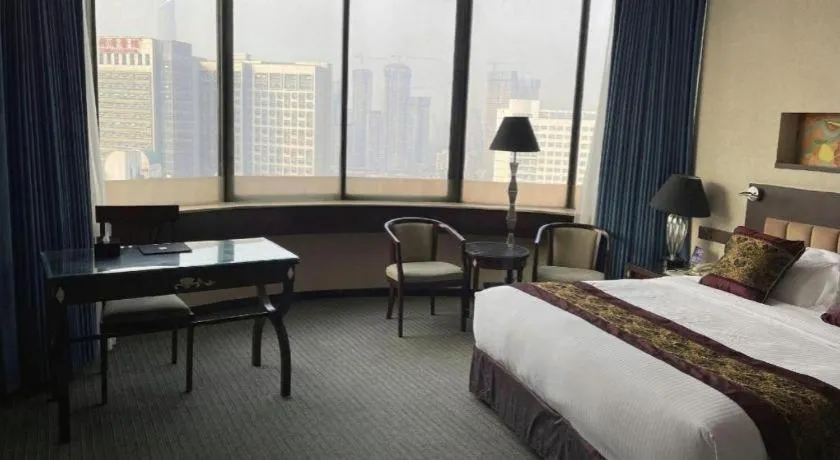 Bed in Wuhan Asia Hotel