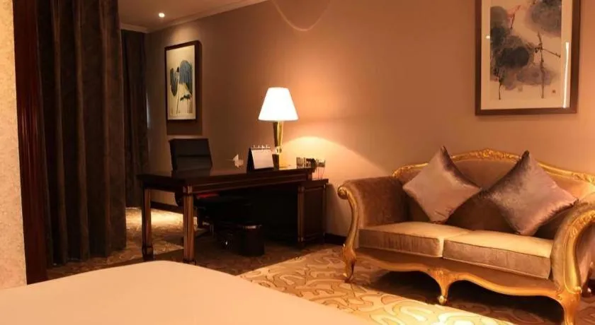 Bed in Beijing Liaoning Hotel