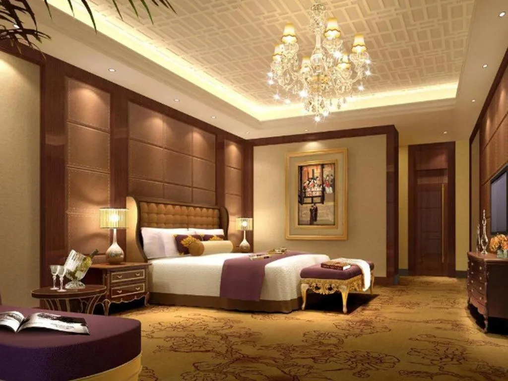 Bed in Beijing Liaoning Hotel