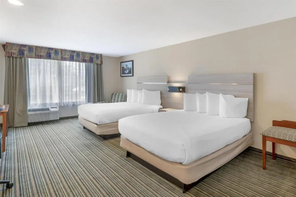 Bed in Best Western Plus Twin View Inn & Suites