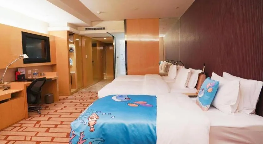 Bed in Changsha Huatian Hotel