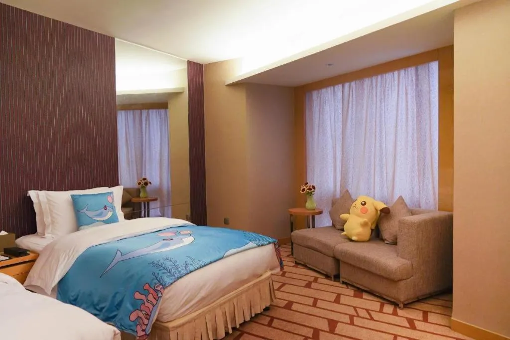 Bed in Changsha Huatian Hotel