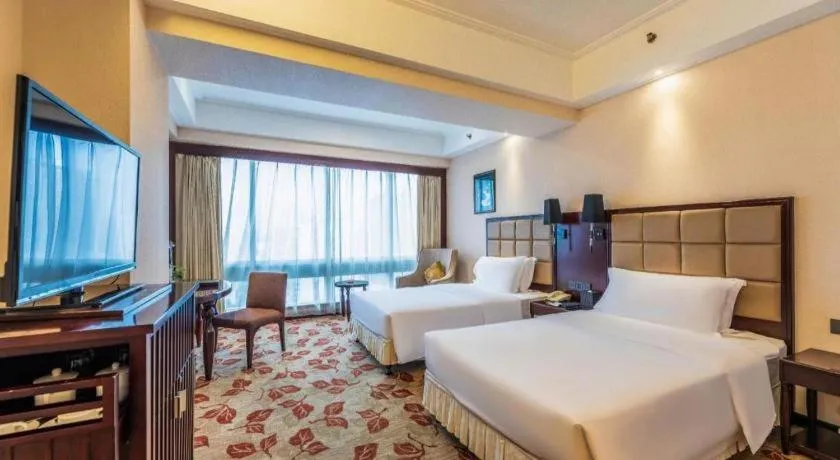 Bed in Changsha Huatian Hotel