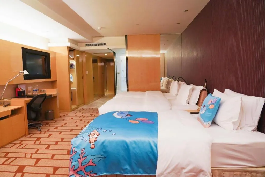 Bed in Changsha Huatian Hotel