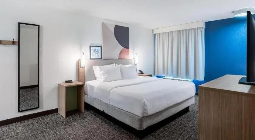 Bed in Spark by Hilton Ann Arbor South Bed in Spark by Hilton Ann Arbor South