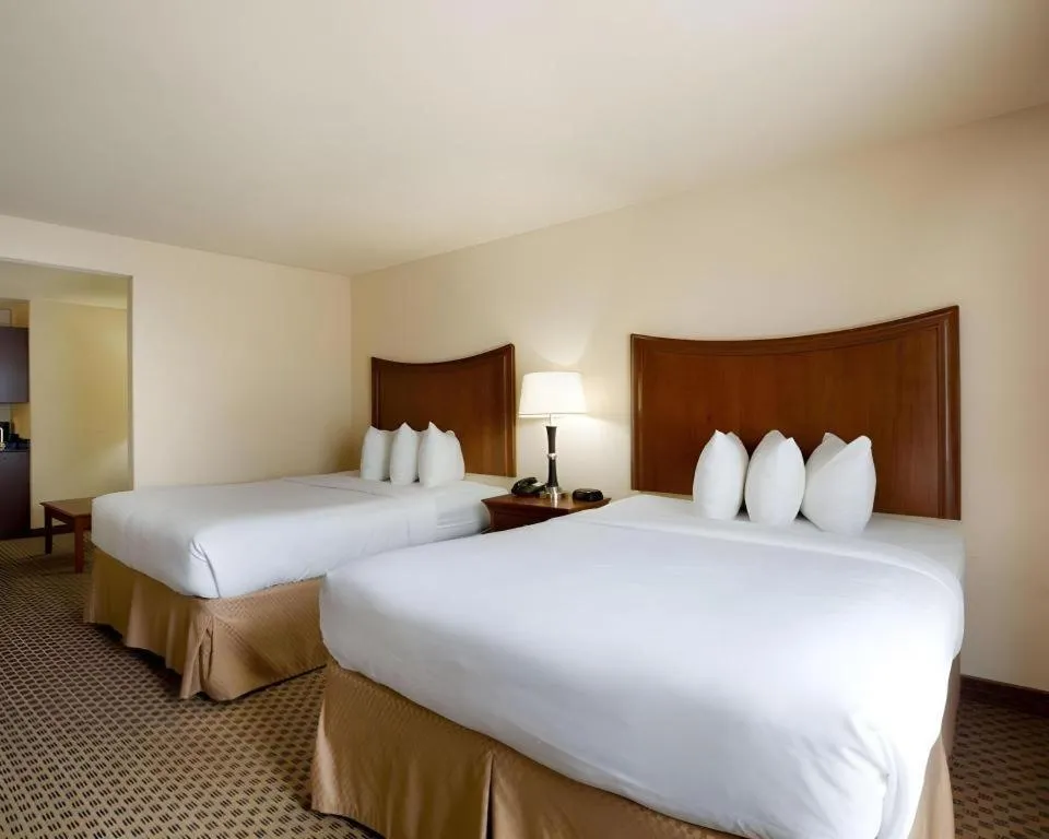 Bed in Quality Suites Huntsville Near University