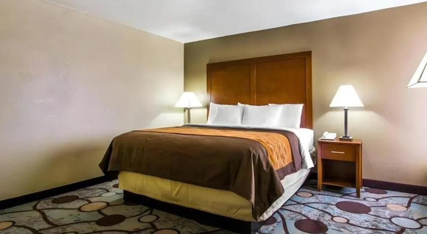 Bed in AmericInn by Wyndham Memphis East