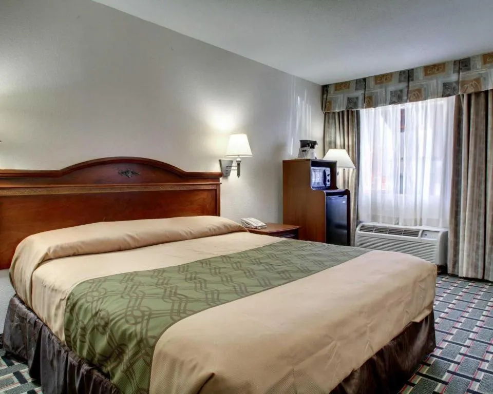 Bed in Econo Lodge Meridian South