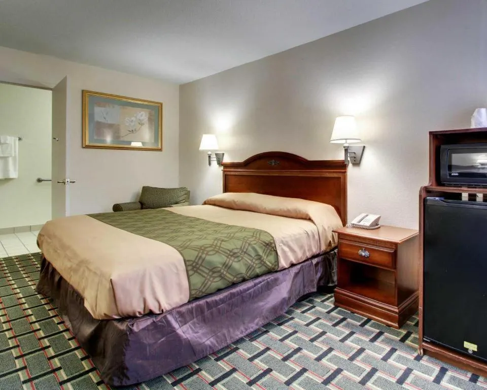 Bed in Econo Lodge Meridian South