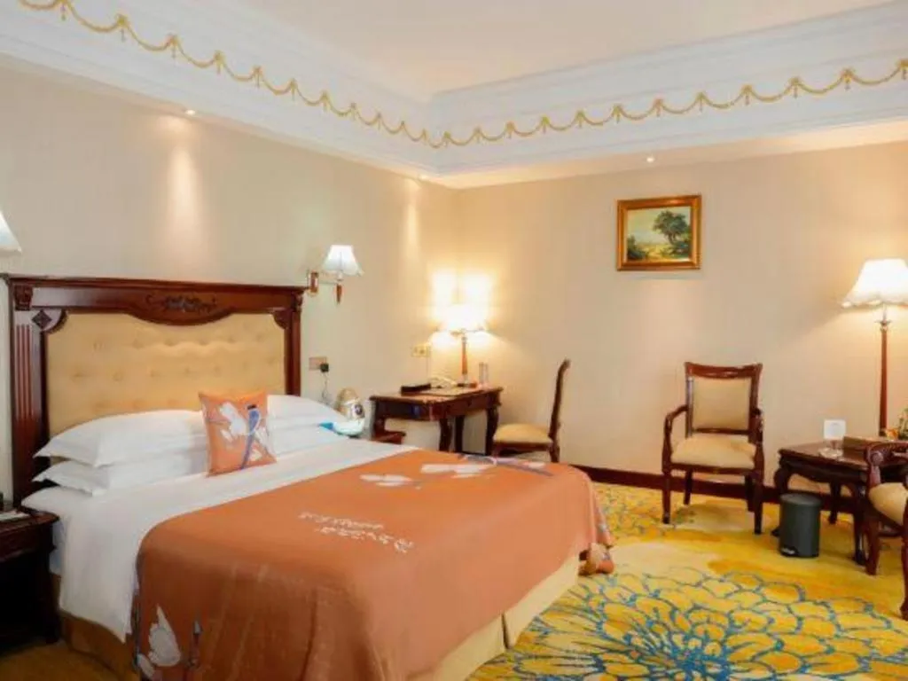 Bed in Changsha Mingchen International Hotel