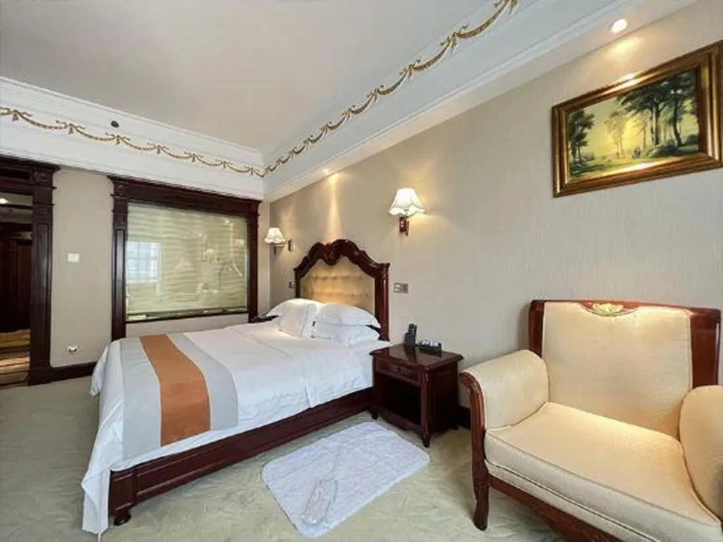 Bed in Changsha Mingchen International Hotel