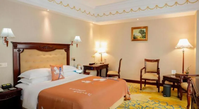 Bed in Changsha Mingchen International Hotel