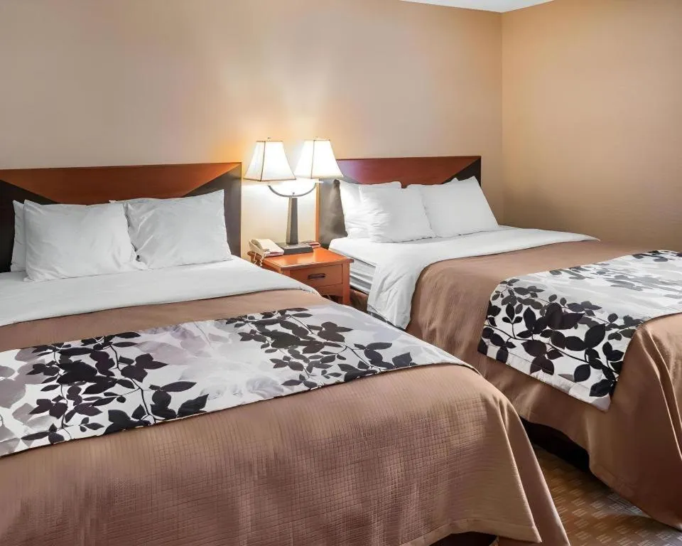 Bed in Rodeway Inn & Suites Salina South