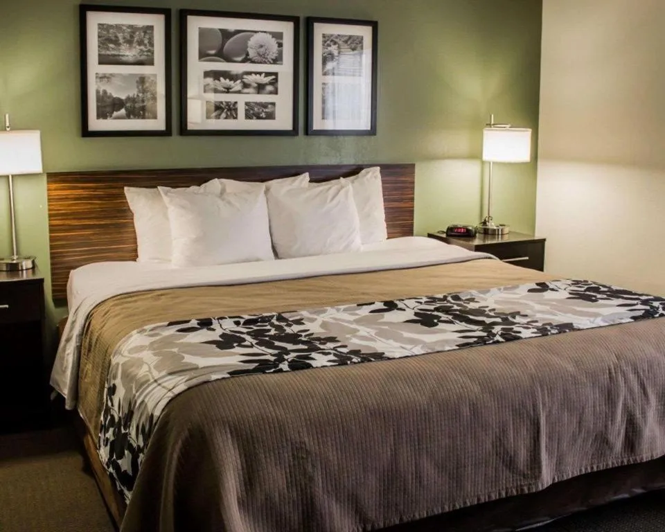 Bed in Sleep Inn